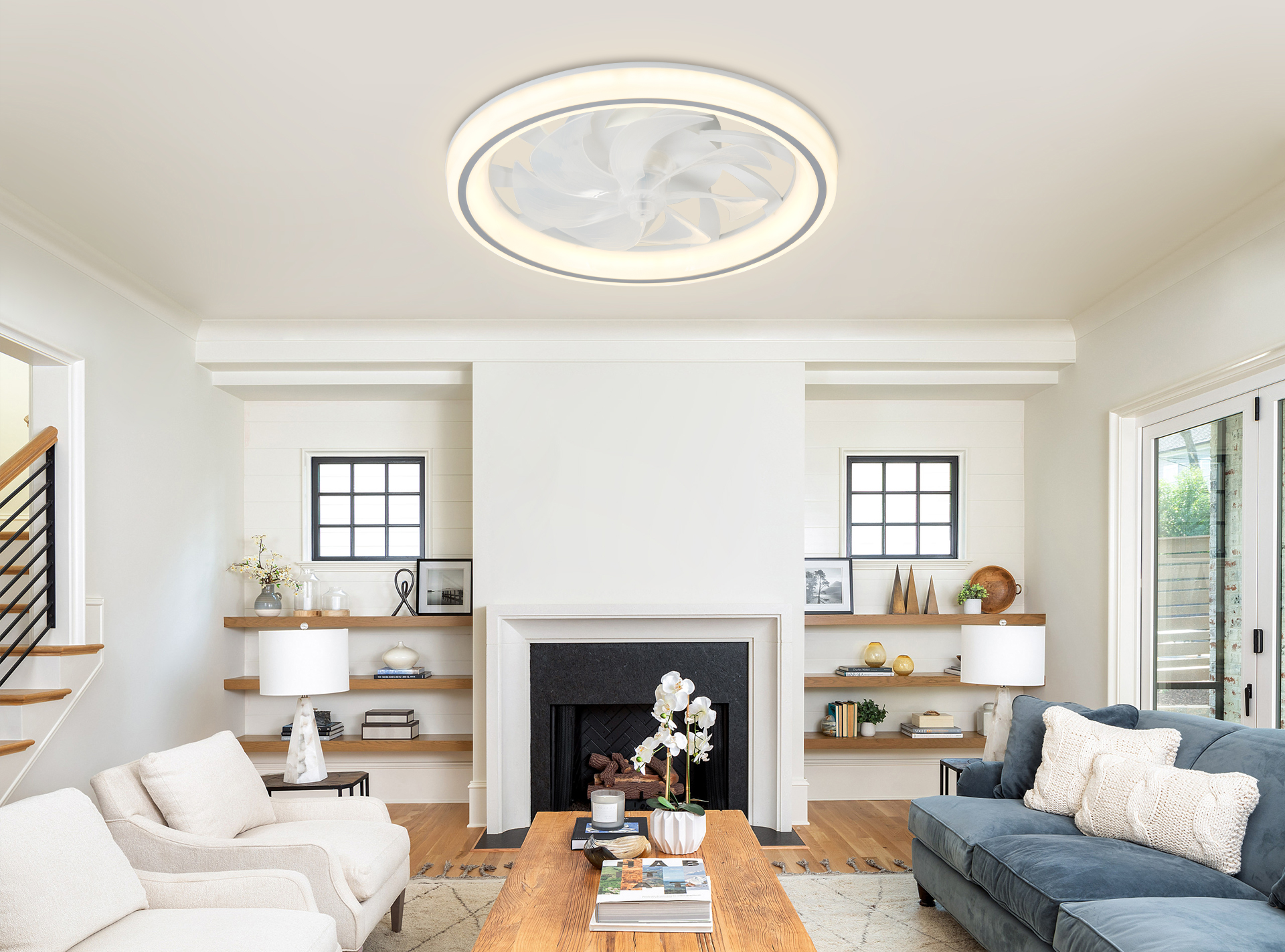 Voice Control Fan Light